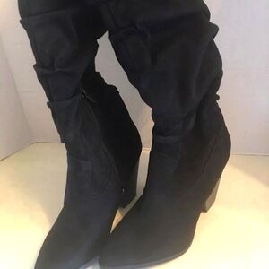 Carlos Santana Knee Slouch Boots Size 6M